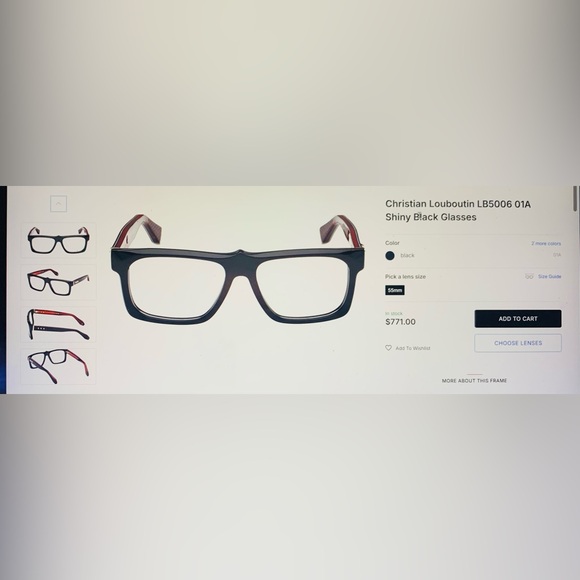 New Women’s CHRISTIAN LOUBOUTIN Eyeglasses - Picture 2 of 16